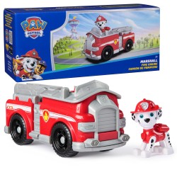 Paw Patrol Basic Vehicle - Marshall's Fire Truck with Figure