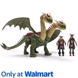 How to Train Your Dragon Zippleback with Twins Figure