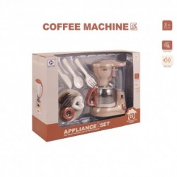 My Little Home Drip Coffee Machine with Accessories - Light and Sound (Beig