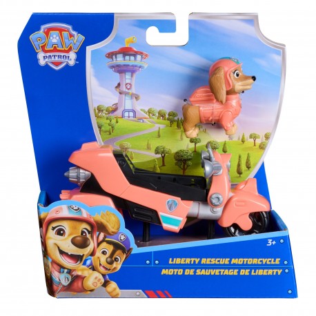 Paw Patrol Basic Vehicle - Liberty's Motorcycle with Figure
