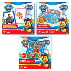 Cardinal Games Paw Patrol Games 3-in-1 Bundle - Jumbo Cards, Pop-Up Game, 24-Piece Puzzles