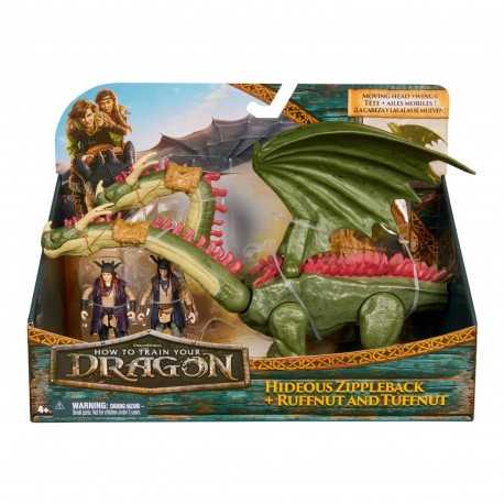 How to Train Your Dragon Zippleback with Twins Figure