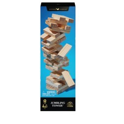 Cardinal Games Classic Wood Tumbling Tower in Shoe Box