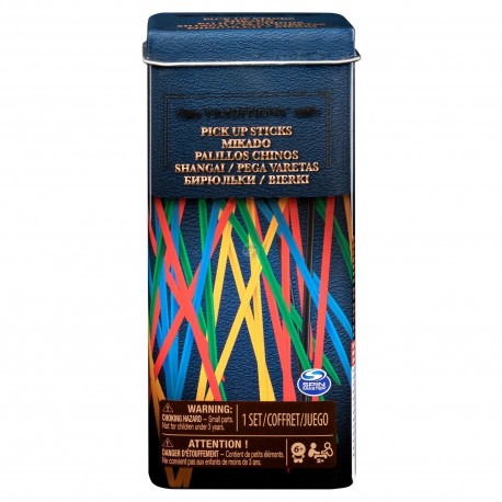 Cardinal Games Traditions Plastic Pick Up Sticks in Tin