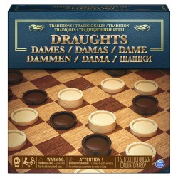 Cardinal Games Traditions Basic Checkers Draughts Game