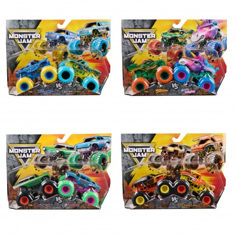 Monster Jam 1:64 2 Packs - Double Down Showdown Refresh Asst