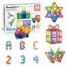 Picasso Tiles 63pcs Magnetic Tiles in Blister with car base
