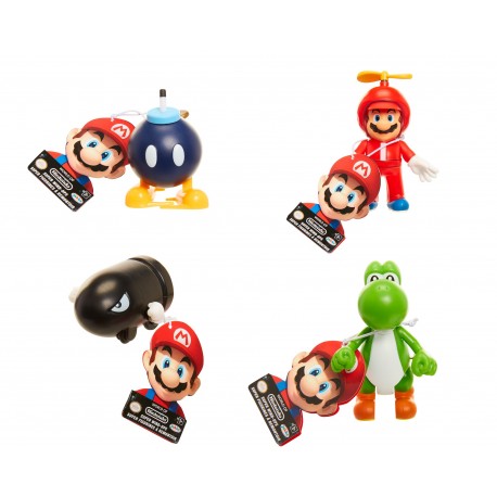 Super Mario Wind Up Kart Racer Vehicle Asst