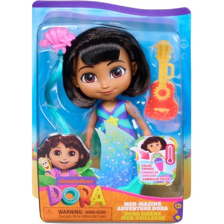 Dora Mer-mazing Adventure Dora, Color Changing Mermaid Doll