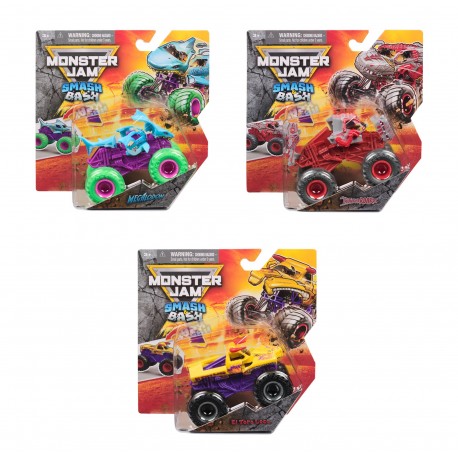 Monster Jam 1:64 Single Pack Smash and Bash Asst