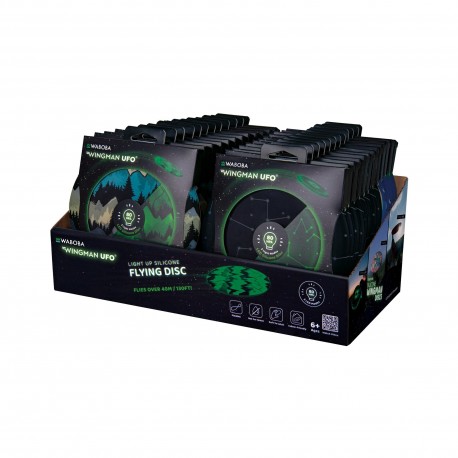Waboba Wingman UFO Glow-in-the-Dark Flying Disc Asst