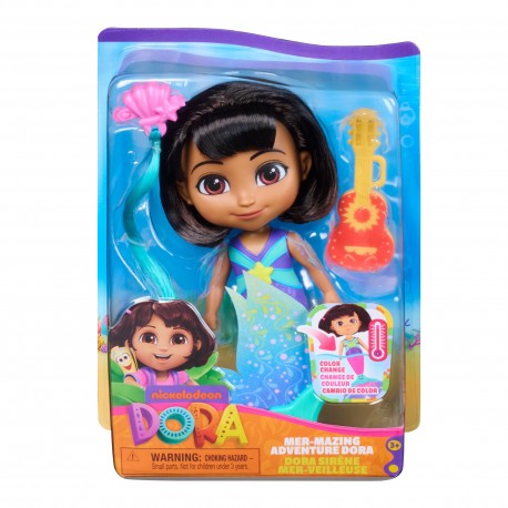 Dora Mer-mazing Adventure Dora, Color Changing Mermaid Doll