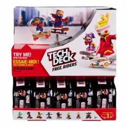Teck Deck Free Riders Collectible Mini Skateboard Figure M01 Asst