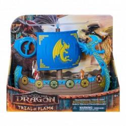 How to Train Your Dragon Transforming Viking Ship Playset with Figures