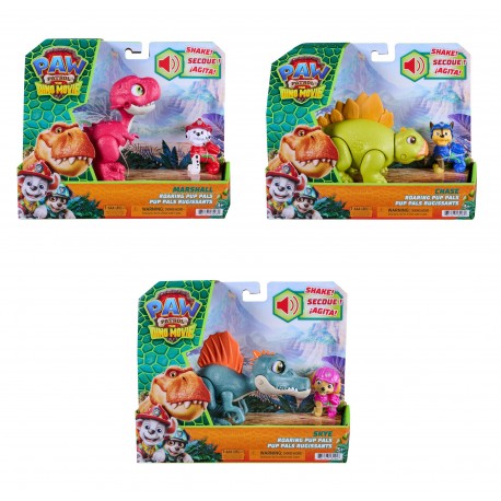 PAW Patrol The Dino Movie Roaring Pup Pals Asst