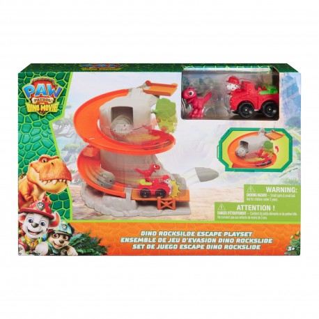 PAW Patrol The Dino Movie Dino Rockslide Escape Playset