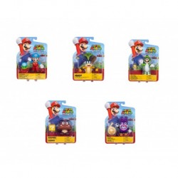 Super Mario 4-inch Action Figure W49 Asst