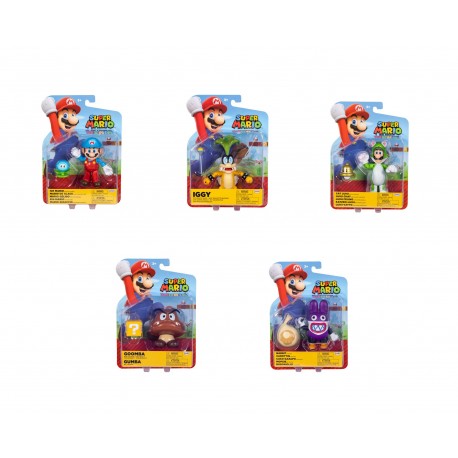 Super Mario 4-inch Action Figure W49 Asst