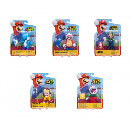 Super Mario 4-inch Action Figure W50 Asst