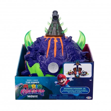 The Super Mario Galaxy Movie Wonder Bowser Jrs Planet Playset