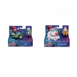 The Super Mario Galaxy Movie Pull Back Racer with Figure W2 Asst
