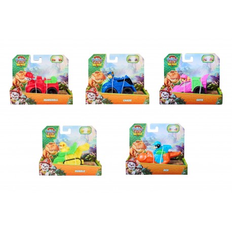 PAW Patrol The Dino Movie Pullback Vehicle Asst