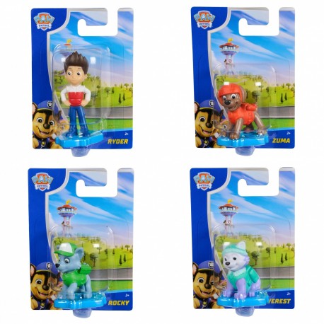 PAW Patrol Mini Figure with Base V2 Asst