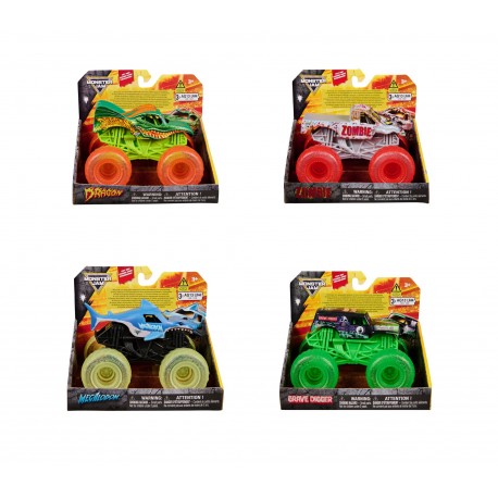 Monster Jam 1:43 Light Up Wheels Truck M02 Asst