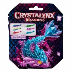 CrystaLynx Dragons 6-inch Figure with Clip M01 Asst