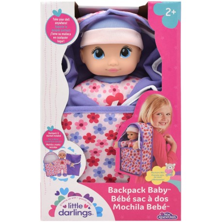 New Adventures Backpack Baby 10-Inch Doll