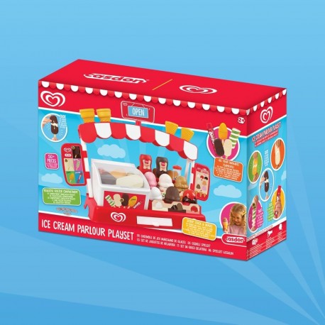 Walls Toy Ice Cream Parlour Playset