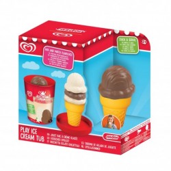 Walls Toy Ice Cream Tub - Vanilla & Chocolate flavour