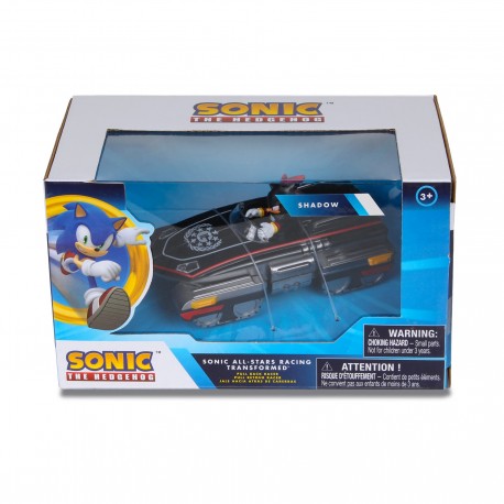 Sonic & SEGA All-Stars Racing Transformed Pull Back Vehicle - Shadow