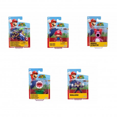 Super Mario 2.5-inch Action Figure W61 Asst