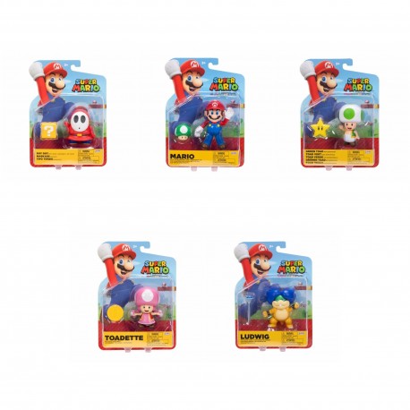 Super Mario 4-inch Action Figure W53 Asst