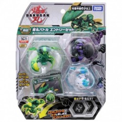 Bakugan Battle Planet 033 Starter Set Vol 3 (Crab Green DX, Gorilla Black, Leviathan White)