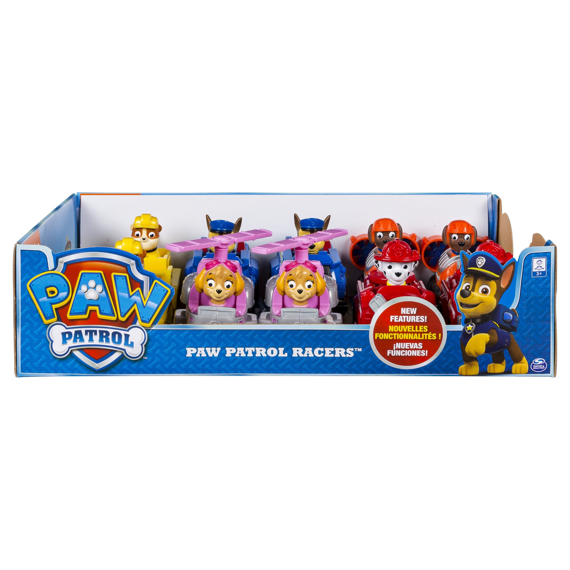 paw patrol mini racers