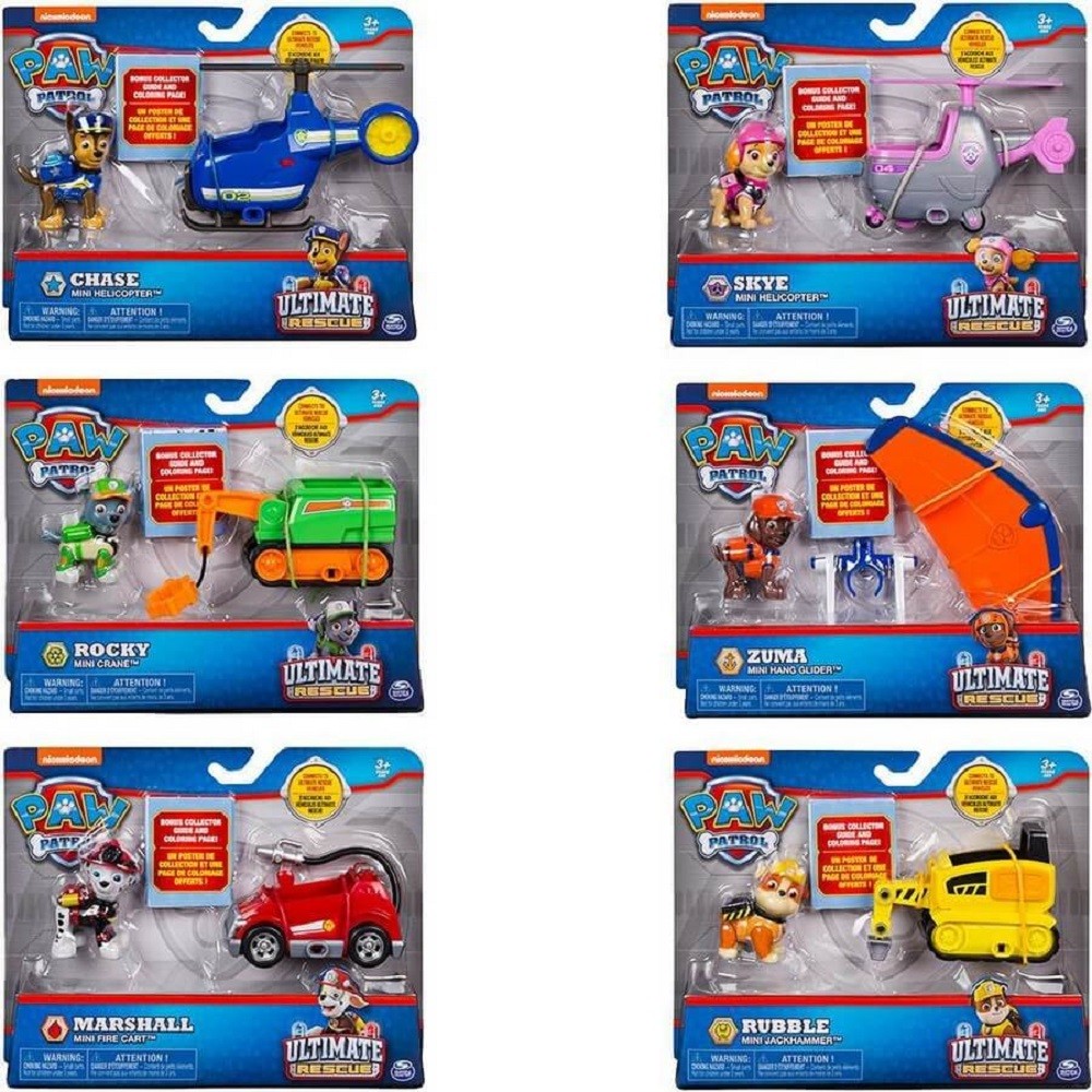 paw patrol ultimate rescue cars