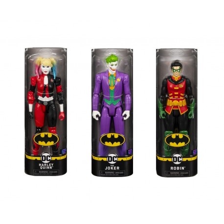 Batman 12-Inch Action Figure Asst (Harley Quinn, Robin, Joker)