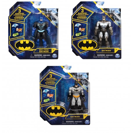 Batman 4-Inch Action Figure Refresh Bat-Tech (Batman Only) Asst