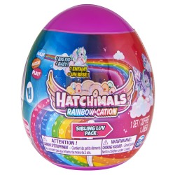 Hatchimals CollEGGtibles Rainbow-cation Sibling Luv Pack Asst