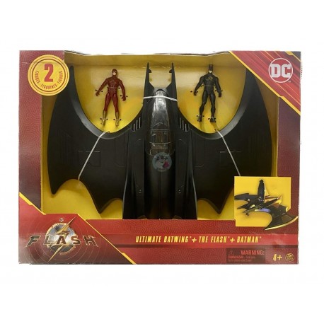 The Flash Movie 4-inch Batwing with Flash and Batman