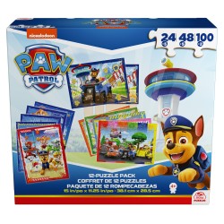 Cardinal Games Paw Patrol 12 in 1 Puzzle Pack