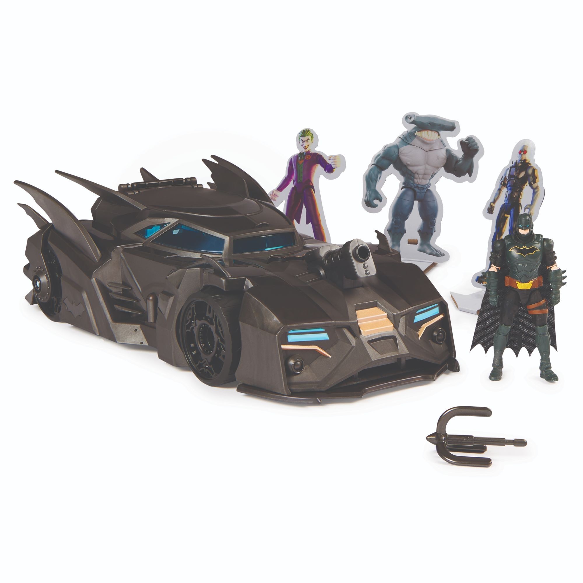 DC Comics Batmobile with 4 Batman