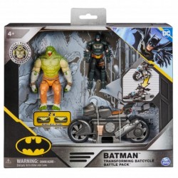 Batman Batcycle with 4-Inch Figures