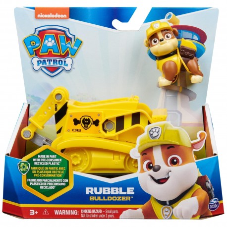 Paw Patrol Basic Vehicle - Rubble's Bulldozer