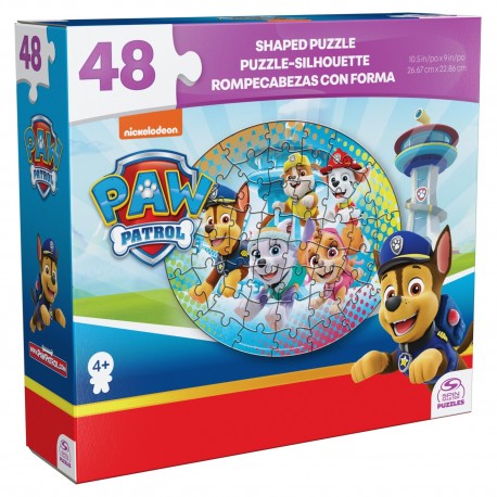 Cardinal Games Paw Patrol 48-Piece Oval Jigsaw Puzzle Asst