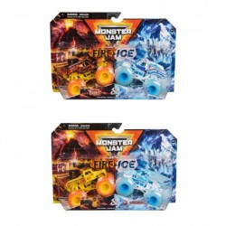 Monster Jam 1:64 Fire & Ice Monster Trucks 2 Pack Asst