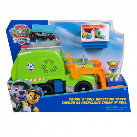 Paw Patrol Rocky Crush N Roll Recycling Truck