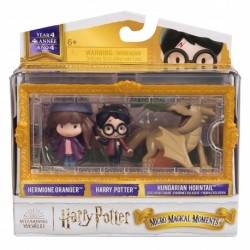 Wizarding World: Harry Potter Micro Magical Moments Collectible Goblet of Fire Multipack (Hermione, Harry, Dragon)